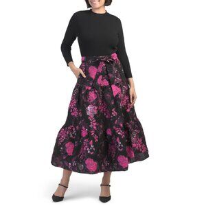 SHOSHANNA fuchsia Louisa Dress